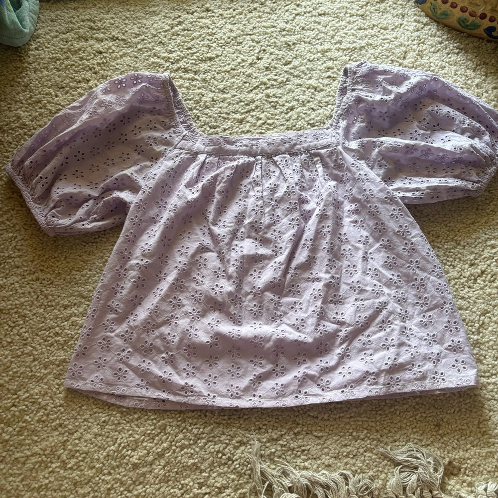 Lilac Blouse Easy Wear Brand